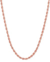 ROPE CHAIN-ROSE GOLD