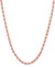 ROPE CHAIN-ROSE GOLD
