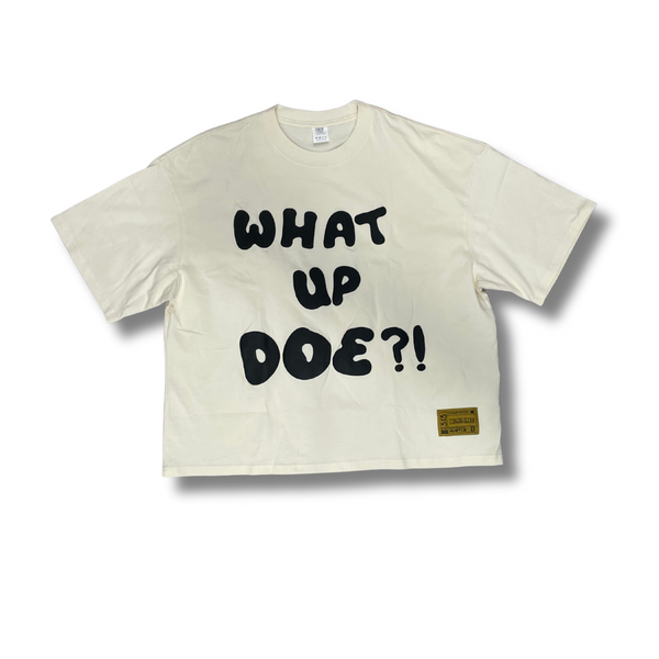 "WHAT UP DOE?!" DETROIT BOXY TEE