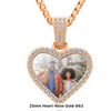 HEART MOISSANITE PICTURE PENDANT