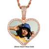 HEART MOISSANITE PICTURE PENDANT