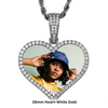 HEART MOISSANITE PICTURE PENDANT