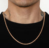 ROPE CHAIN-ROSE GOLD