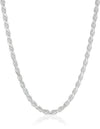 ROPE CHAIN-WHITE GOLD