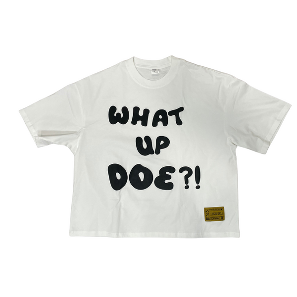 "WHAT UP DOE?!" DETROIT BOXY TEE