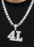 Custom Iced-Out Letter & Number Pendant | Full Pavé VVS Moissanite | 925 Sterling Silver