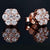 Floral Cluster Stud Earrings