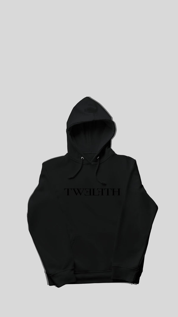 TWELFTH All-Black Hoodie
