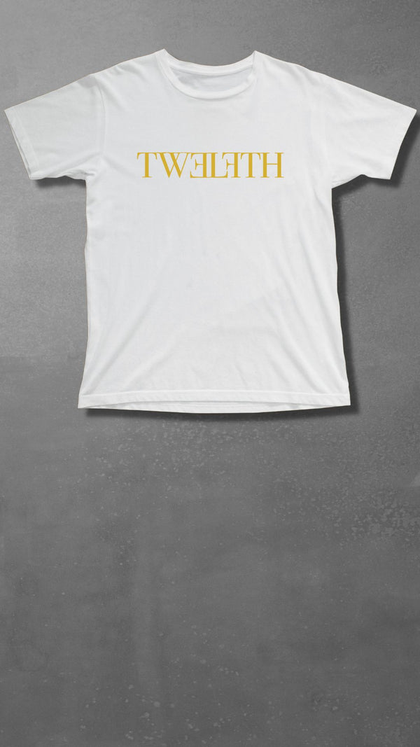 TWELFTH Gold n' White Tee