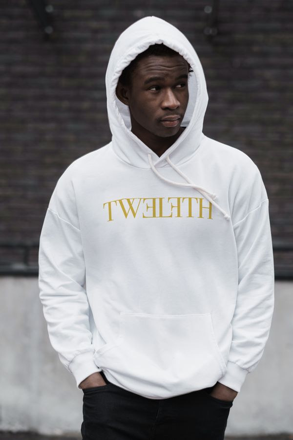 TWELFTH White n'Gold Hoodie