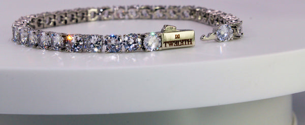 TENNIS BRACELET - WHITE GOLD