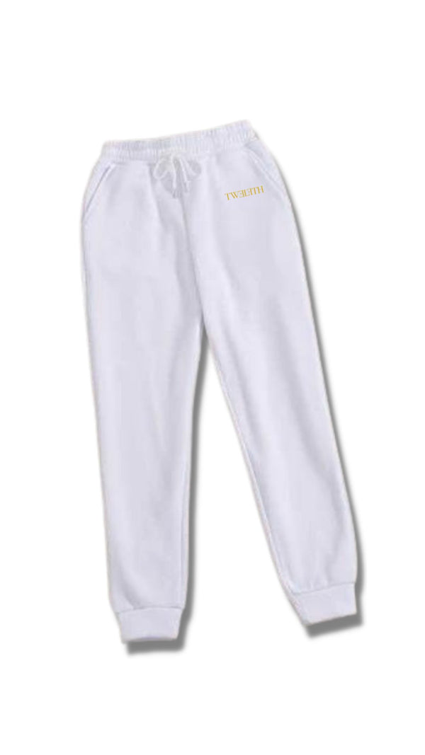 TWELFTH White n' Gold Unisex Jogger