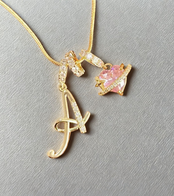 ✨ Gold Initial Necklace | Twelfth XII