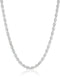 ROPE CHAIN-WHITE GOLD