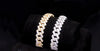 8" 925S VVS MOISSANITE CUBAN LINK BRACELET- GOLD