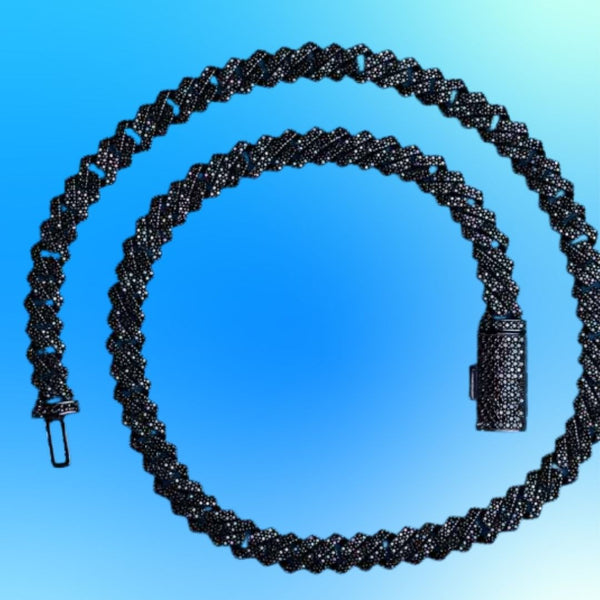 Midnight Cuban Link Chain