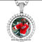 ROTATING CIRCLE MOISSANITE PICTURE PENDANT