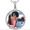 CIRCLEMOISSANITE PICTURE PENDANT
