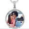 CIRCLE  MOISSANITE PICTURE PENDANT