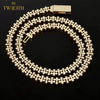 Moissanite Cross Link Chain