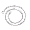 Amora Heart-Cut Tennis Necklace