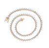 Amora Heart-Cut Tennis Necklace