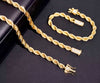 Gold Rope Chain | 18k Gold Plated 925 Silver - Twelfth XII