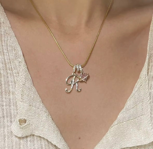 ✨ Gold Initial Necklace | Twelfth XII