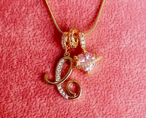 ✨ Gold Initial Necklace | Twelfth XII