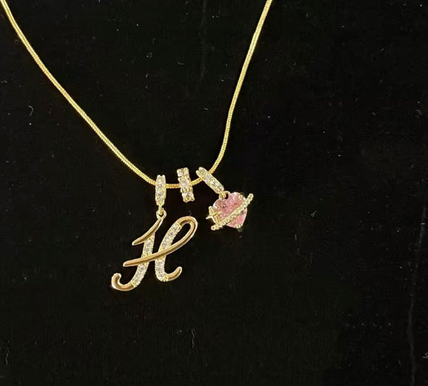 ✨ Gold Initial Necklace | Twelfth XII