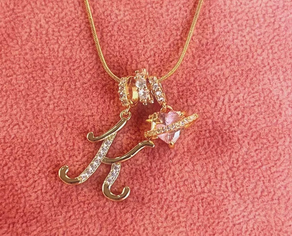 ✨ Gold Initial Necklace | Twelfth XII