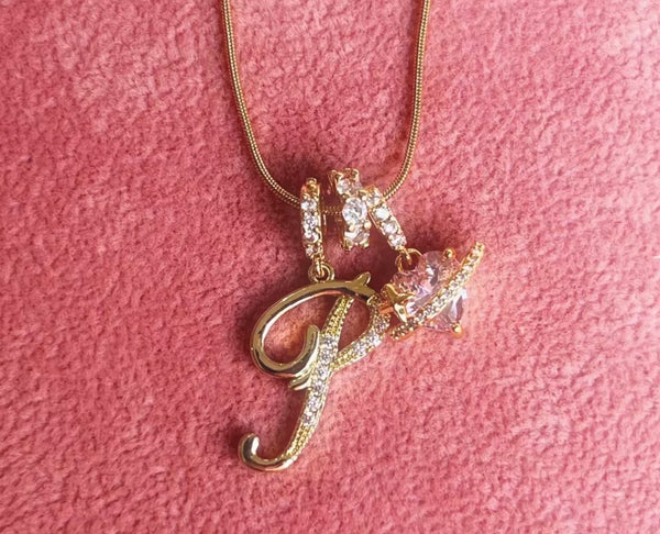 ✨ Gold Initial Necklace | Twelfth XII