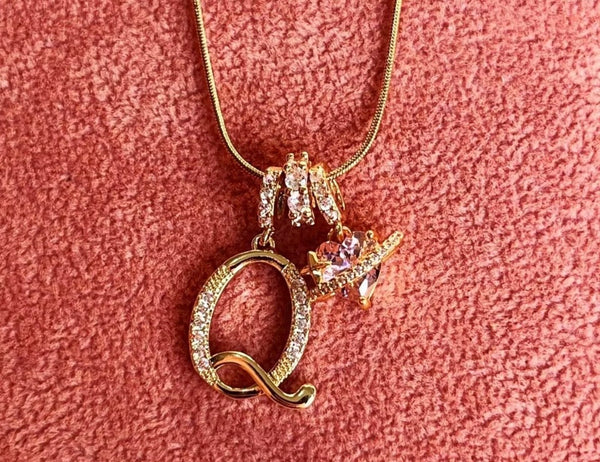 ✨ Gold Initial Necklace | Twelfth XII