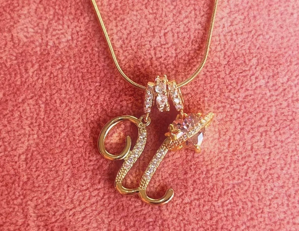 ✨ Gold Initial Necklace | Twelfth XII