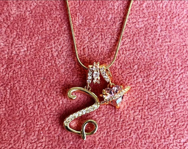 ✨ Gold Initial Necklace | Twelfth XII