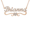 Custom Name Necklace w/ CZ Stones | Twelfth XII