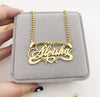 Gold Custom Name Necklace w/ Cuban Link | Twelfth XII