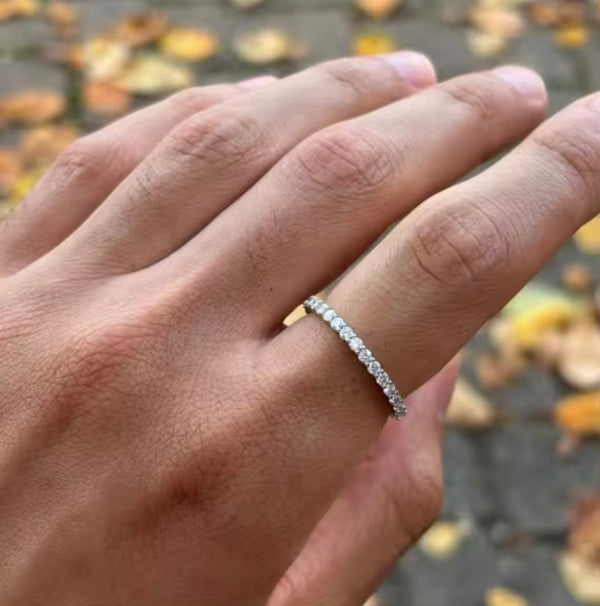 2mm Moissanite Eternity Ring | Twelfth XII