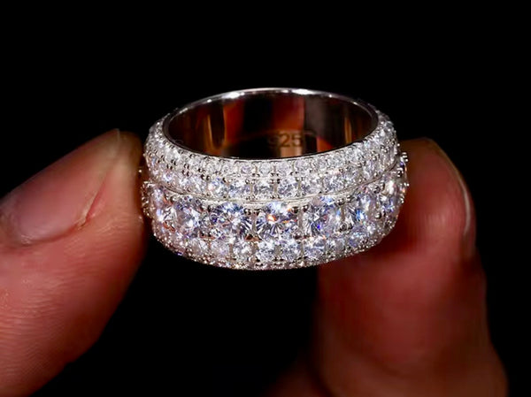 5-Layer Moissanite Band Ring | Twelfth XII