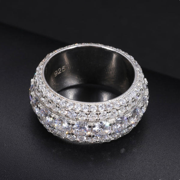 5-Layer Moissanite Band Ring | Twelfth XII