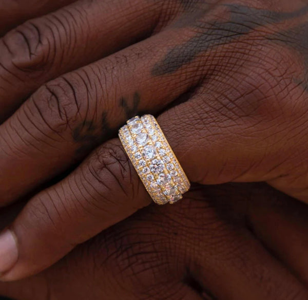 5-Layer Moissanite Band Ring | Twelfth XII