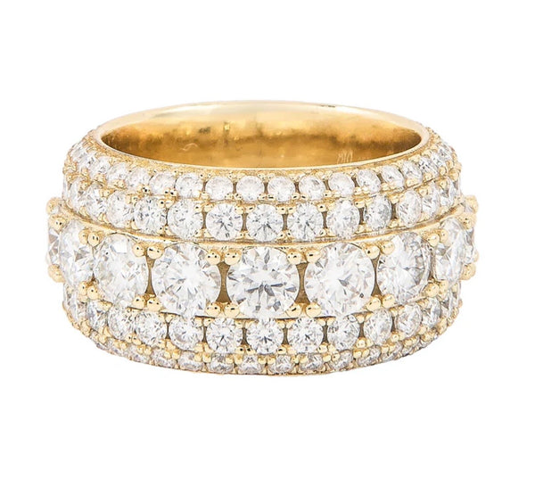 5-Layer Moissanite Band Ring | Twelfth XII