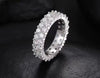 Two-Layer Moissanite Eternity Band