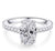 2.0 Carat Oval Moissanite Ring – S925 Sterling Silver | D Color VVS1 | Twelfth XII