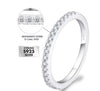 Moissanite Eternity Band – 0.23ct D Color VVS1
