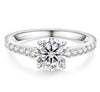 Round Moissanite Ring | Twelfth XII