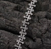 CZ Stone Cross Chain Necklace
