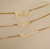 Gold Cursive Custom Name Necklace | Twelfth XII
