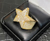 Iced Out Star Shaped Moissanite Ring | Twelfth XII
