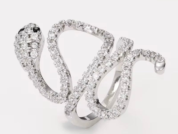 Snake Shaped Open Ring | Twelfth XII